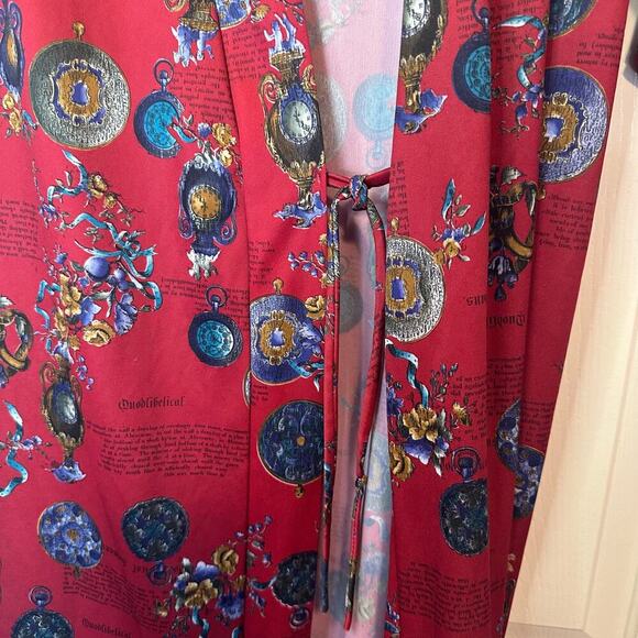 Vintage Petra Fashions Tie Front Robe One Size Made in USA Loungewear - Picture 10 of 10